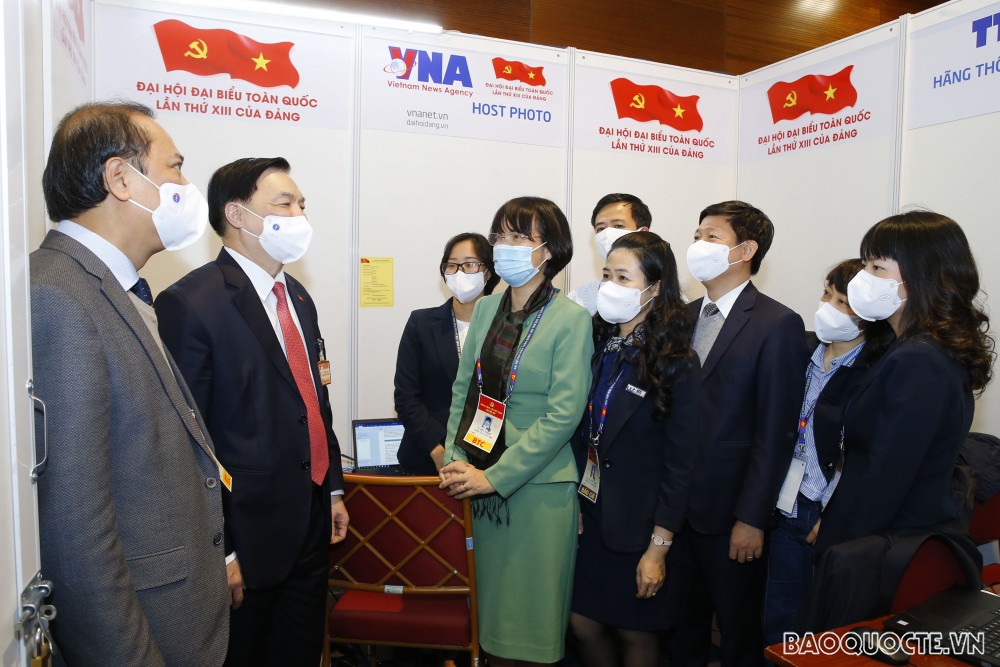 Trung tâm Báo chí Đại hội XIII vận hành hiệu quả trong bối cảnh dịch Covid-19