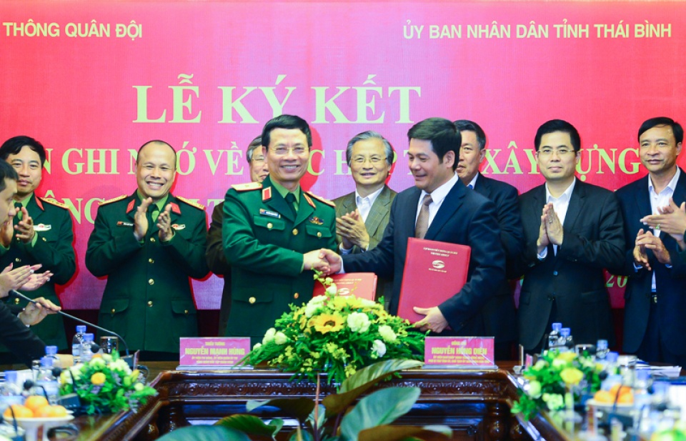 Viettel hợp tác xây dựng Thái Bình thành đô thị thông minh