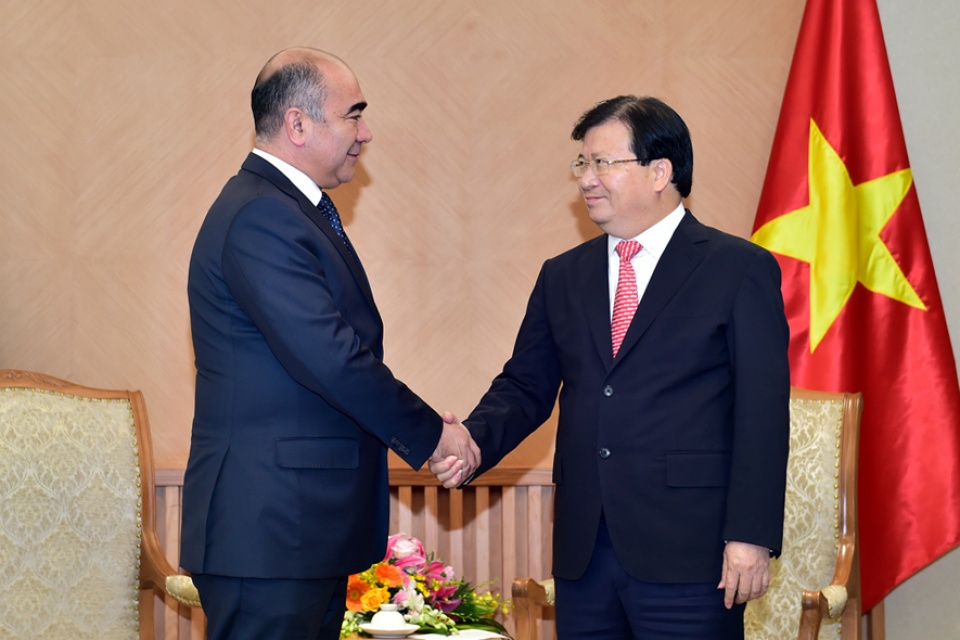 Uzbekistan sẽ tạo điều kiện thuận lợi để doanh nghiệp hai nước hợp tác tin nhap 20170210143317