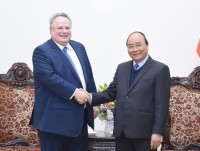 Thủ tướng Nguyễn Xuân Phúc tiếp Bộ trưởng Ngoại giao Hy Lạp