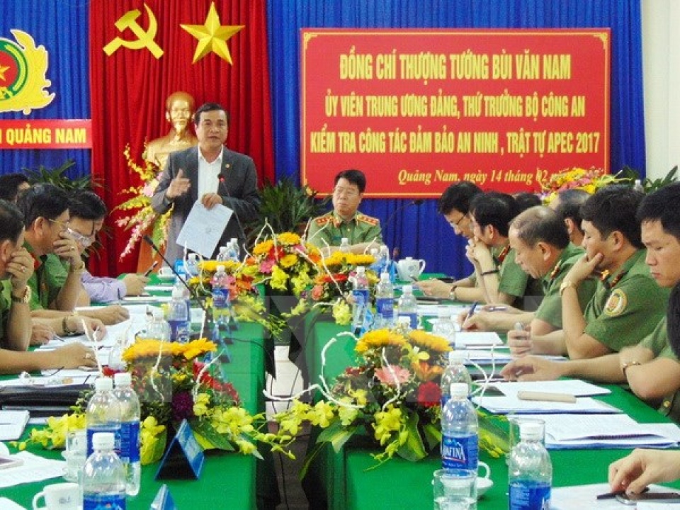 quang nam dam bao an ninh phuc vu cac hoat dong apec 2017