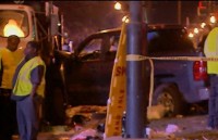 anh xe tai lao vao nguoi di bo it nhat 3 nguoi bi thuong nang