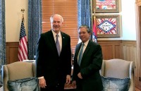 dai su quan viet nam tai hoa ky to chuc mung xuan mau tuat