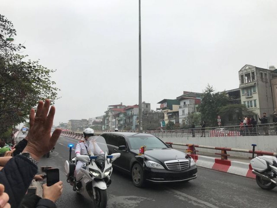 chu tich trieu tien kim jong un da toi ha noi