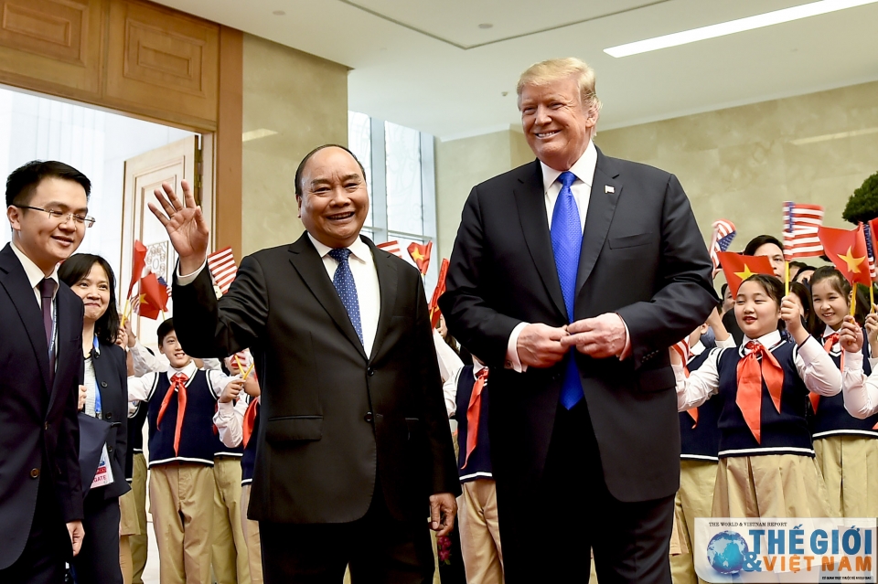 thu tuong nguyen xuan phuc hoi dam voi tong thong my donald trump