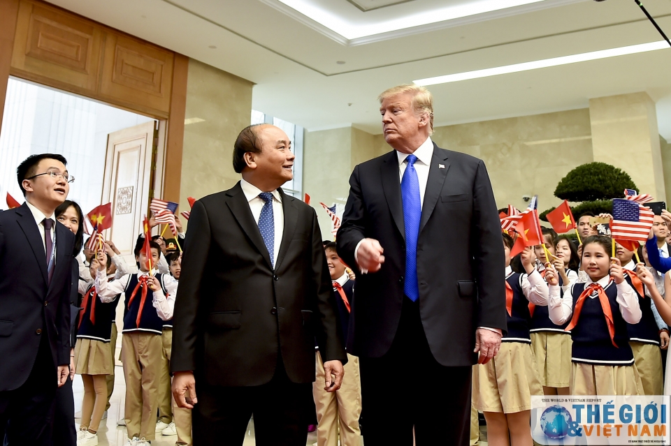 thu tuong nguyen xuan phuc hoi dam voi tong thong my donald trump