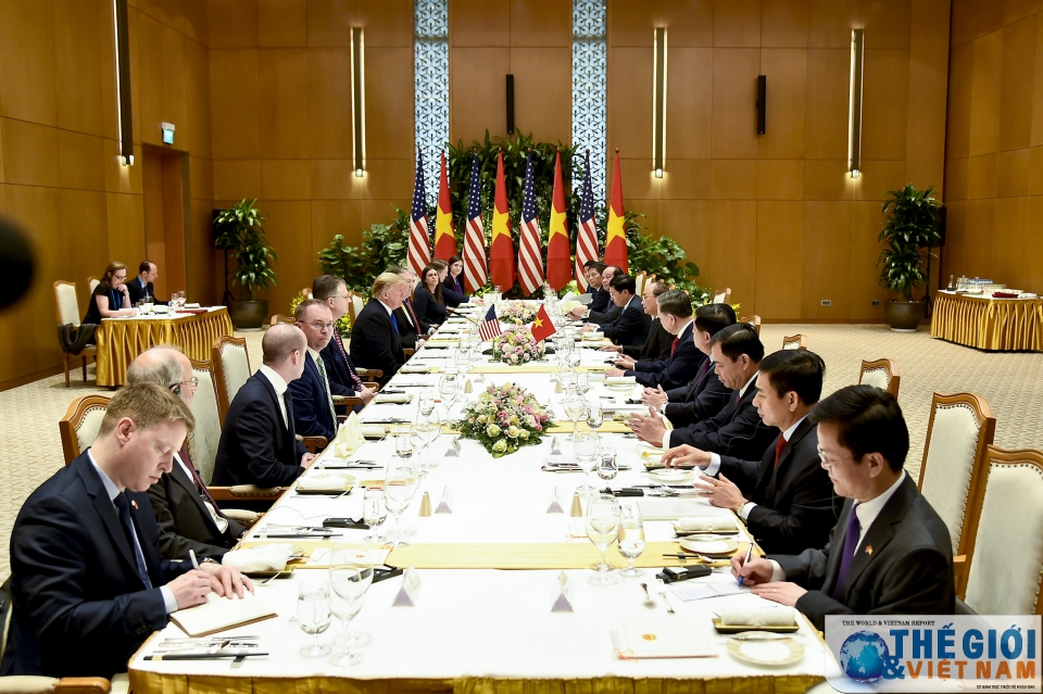 thu tuong nguyen xuan phuc hoi dam voi tong thong my donald trump