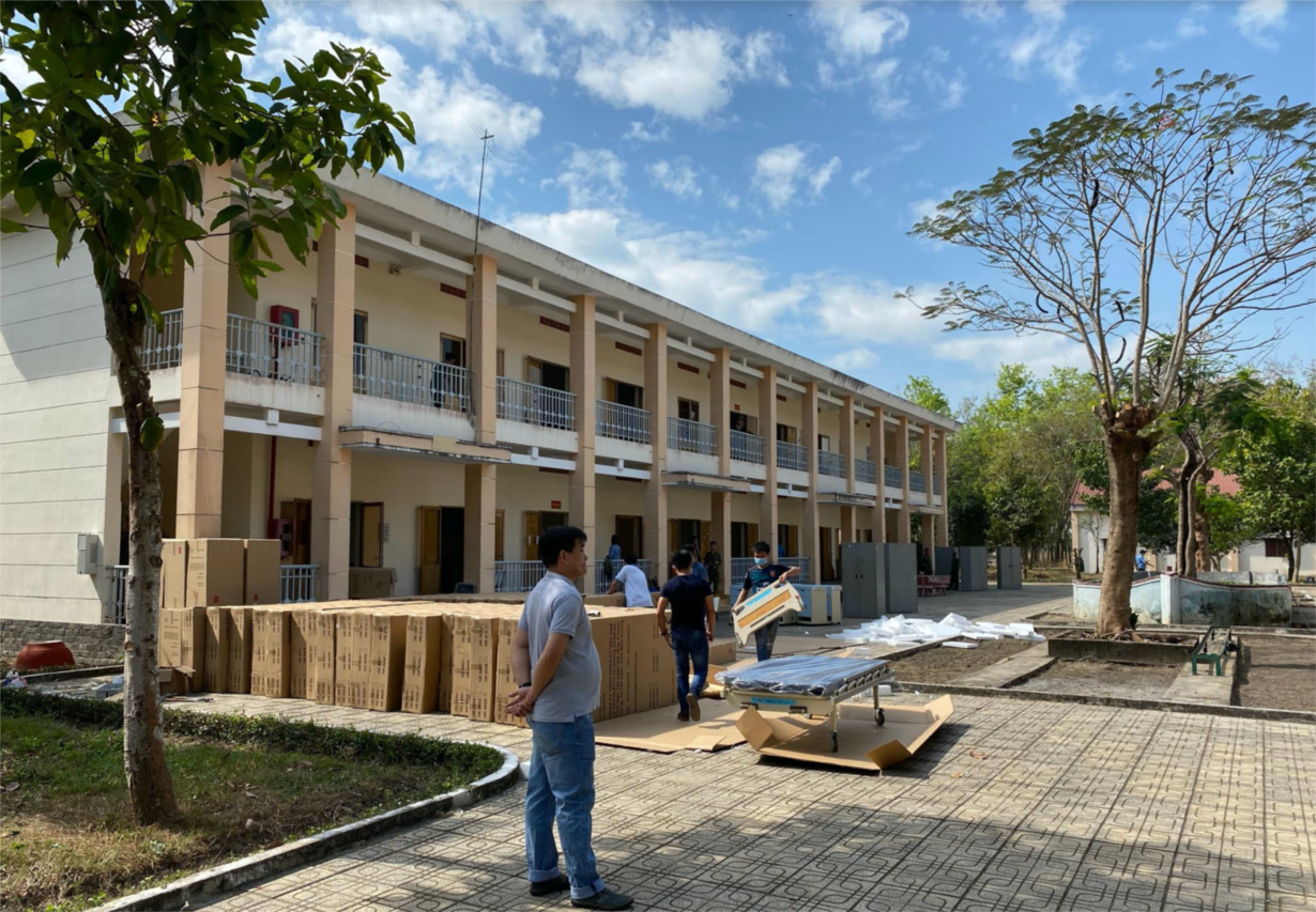 can canh benh vien da chien chong dich virus corona tai sai gon