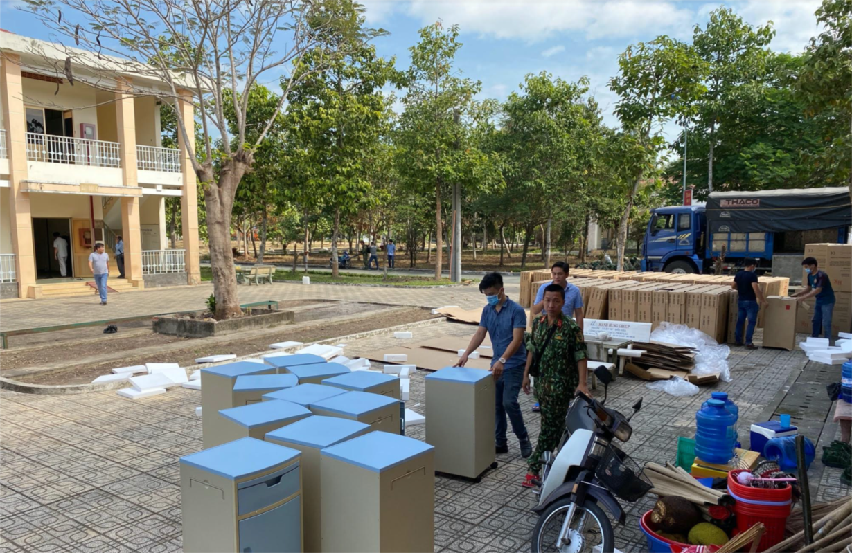 can canh benh vien da chien chong dich virus corona tai sai gon