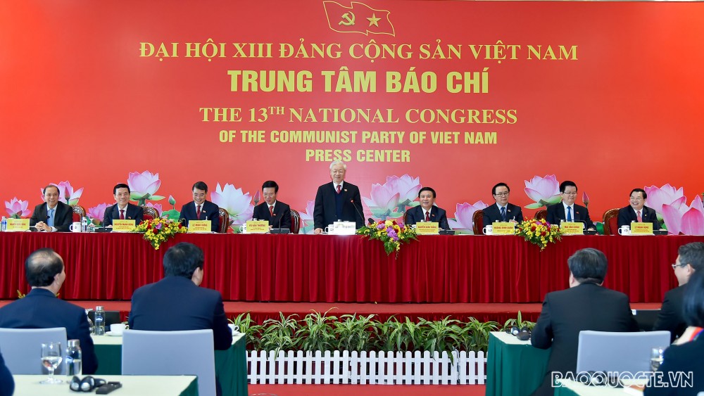 Tổng Bí thư, Chủ tịch nước Nguyễn Phú Trọng chủ trì họp báo về kết quả Đại hội XIII