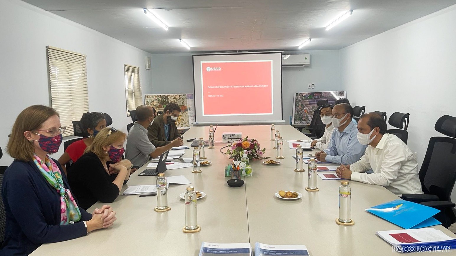 Thứ trưởng Nguyễn Quốc Dũng thăm và làm việc tại Dự án Việt Nam-Hoa Kỳ xử lý ô nhiễm dioxin khu vực Sân bay Biên Hòa