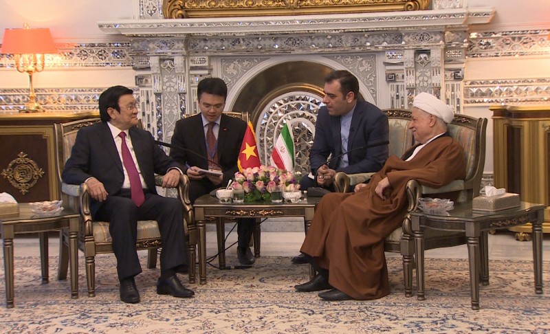 cac nha lanh dao iran khang dinh coi trong quan he voi viet nam