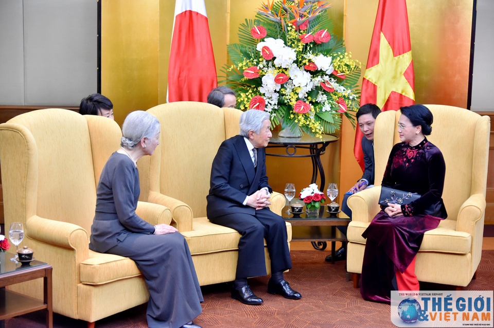 chu tich quoc hoi nguyen thi kim ngan hoi kien nha vua va hoang hau nhat ban