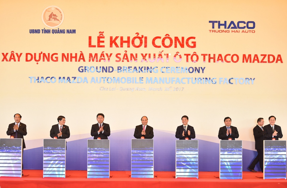 Khởi công nhà máy ô tô nửa tỷ USD tại Quảng Nam tin nhap 20170327084505