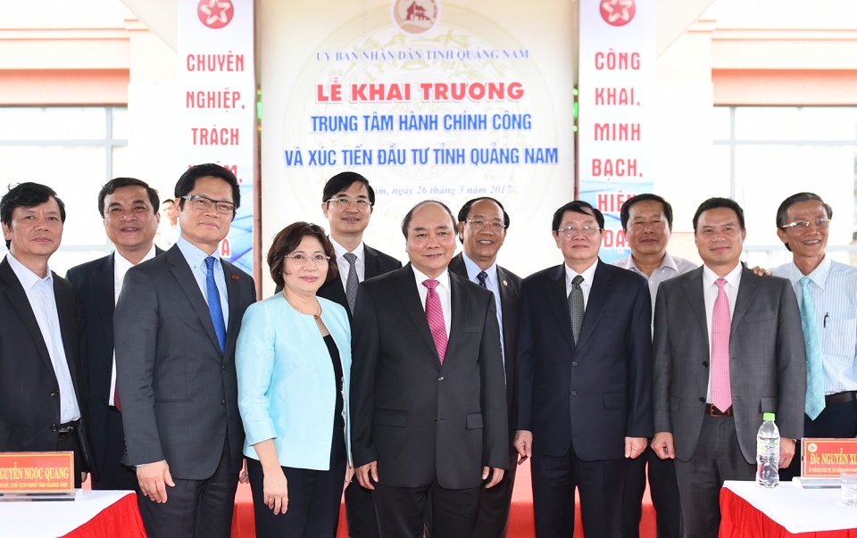 quang nam khai truong trung tam hanh chinh cong va xuc tien dau tu