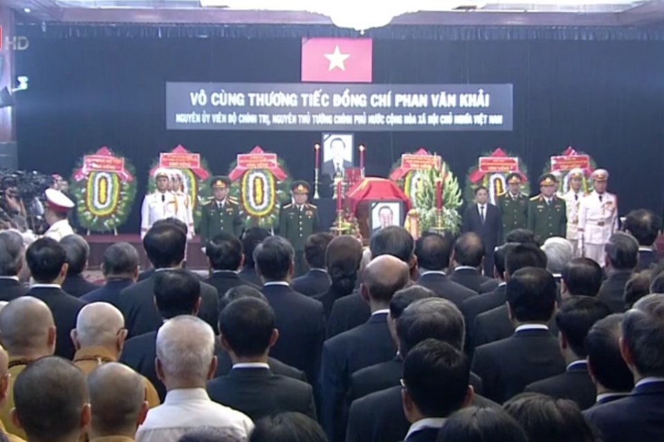 to chuc trong the le tang nguyen thu tuong phan van khai