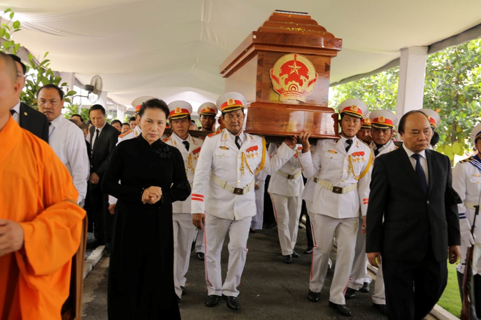 to chuc trong the le tang nguyen thu tuong phan van khai