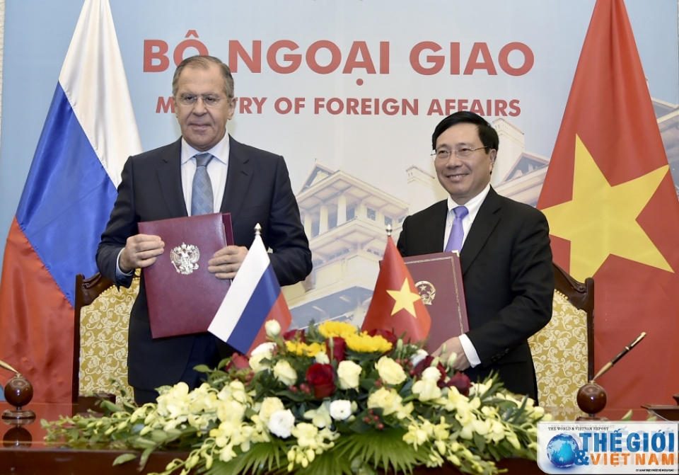 pho thu tuong pham binh minh tiep bo truong ngoai giao nga sergey lavrov