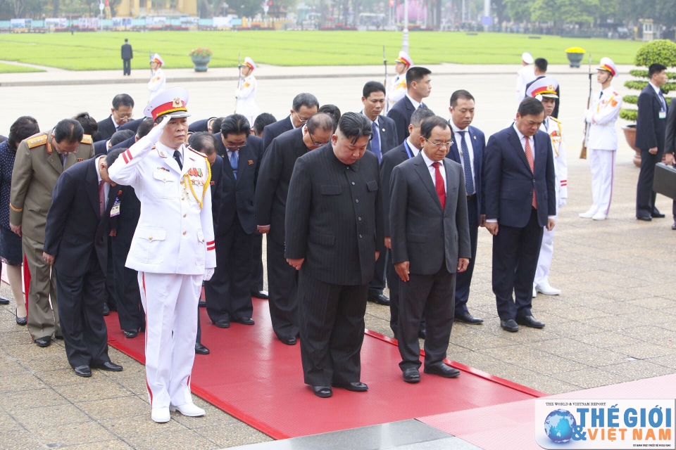 chu tich kim jong un vieng lang chu tich ho chi minh