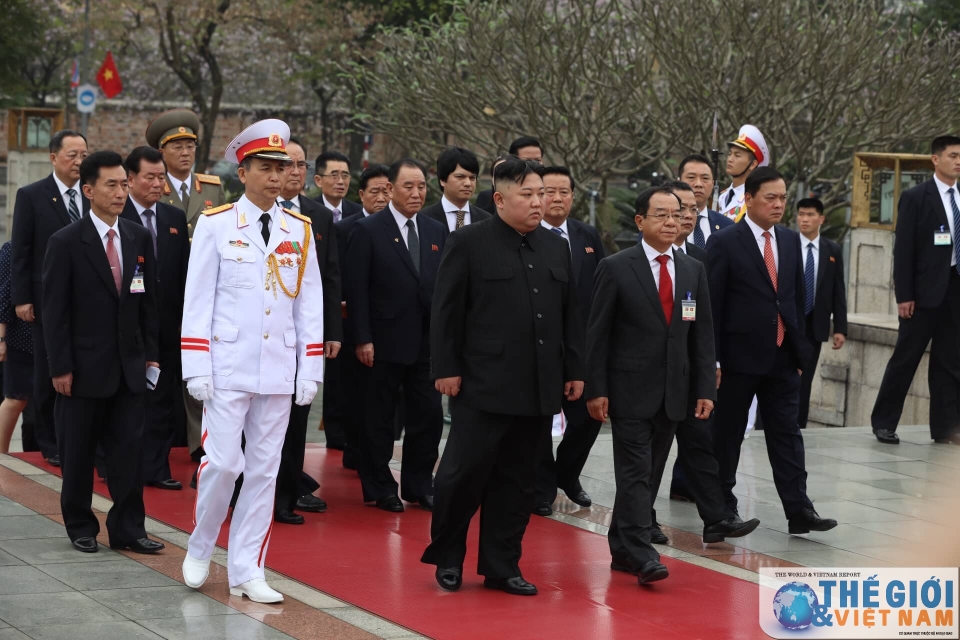 chu tich kim jong un vieng lang chu tich ho chi minh