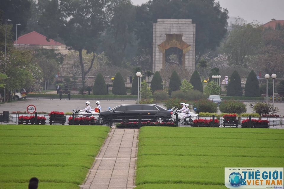 chu tich kim jong un vieng lang chu tich ho chi minh