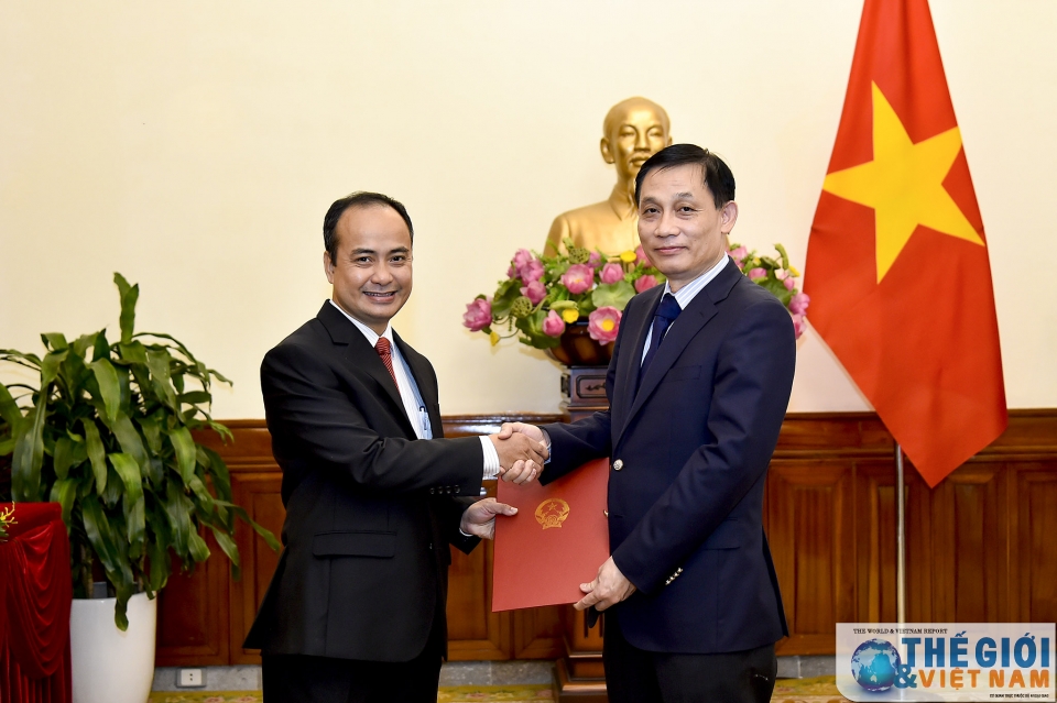 bo ngoai giao trao quyet dinh bo nhiem lanh dao cac don vi