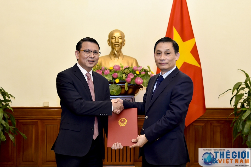 bo ngoai giao trao quyet dinh bo nhiem lanh dao cac don vi