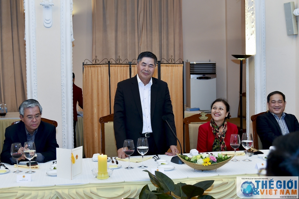 Phó Thủ tướng Phạm Bình Minh gặp mặt Trưởng cơ quan đại diện hết nhiệm kỳ về nước năm 2018 pho thu tuong pham binh minh gap mat truong co quan dai dien het nhiem ky ve nuoc nam 2018