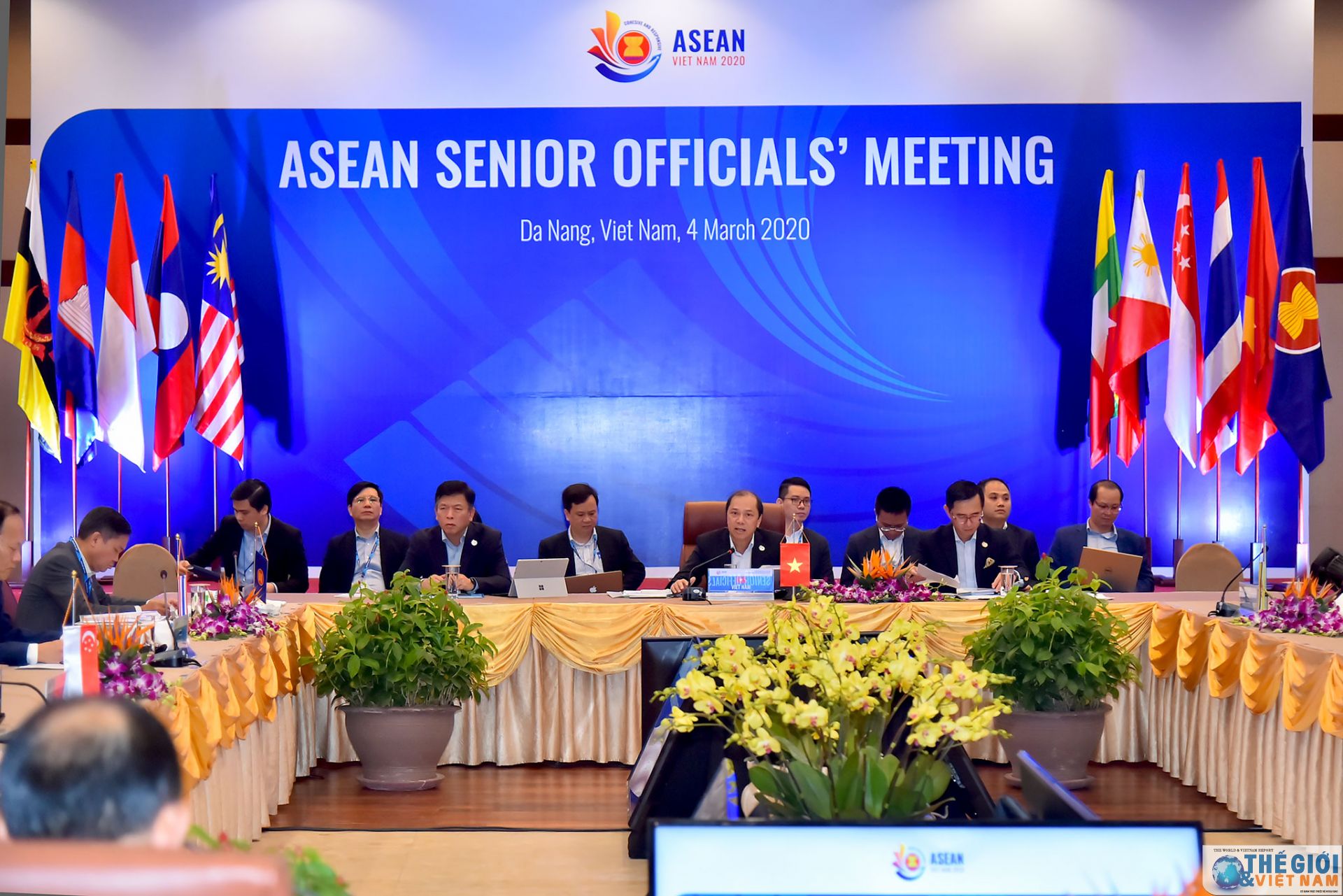 Toàn cảnh Hội nghị Quan chức cao cấp ASEAN sáng 4/3 tại Đà Nẵng toan canh hoi nghi quan chuc cao cap asean sang 43 tai da nang