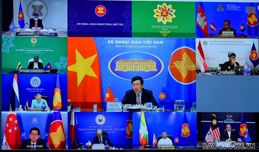 Hội nghị Bộ trưởng Ngoại giao ASEAN không chính thức trao đổi về tình hình Myanmar