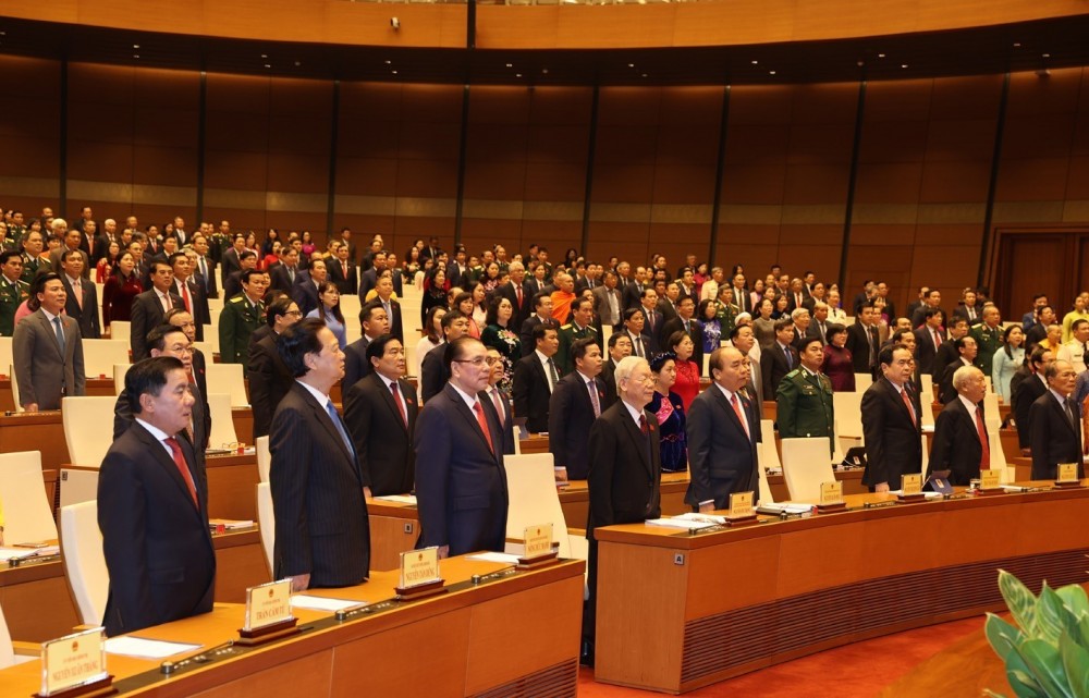 Toàn cảnh phiên khai mạc Kỳ họp thứ 11, Quốc hội khóa XIV qua ảnh