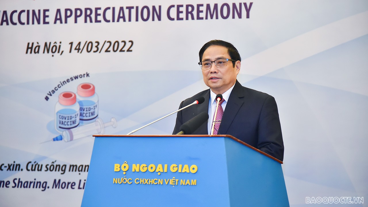 Việt Nam cảm ơn các đối tác quốc tế đã hỗ trợ vaccine phòng Covid-19