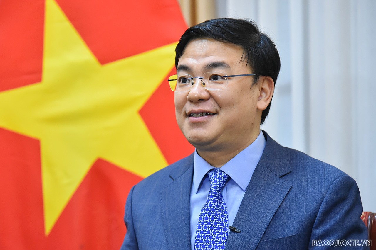 Thứ trưởng Ngoại giao Phạm Quang Hiệu. (Ảnh: Tuấn Anh)