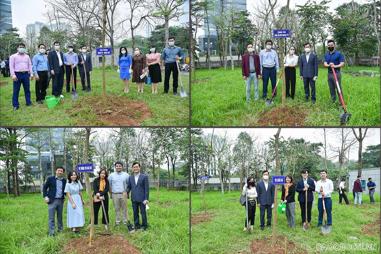 Ministry of Foreign Affairs organizes New Year tree planting festival