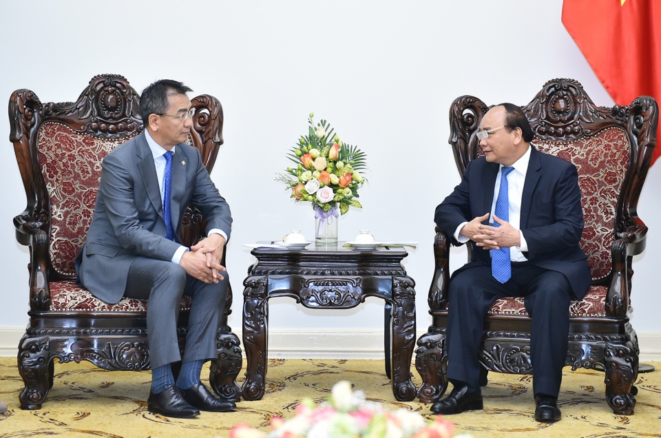 Thủ tướng Nguyễn Xuân Phúc tiếp Bộ trưởng Ngoại giao Mông Cổ tin nhap 20170404231029