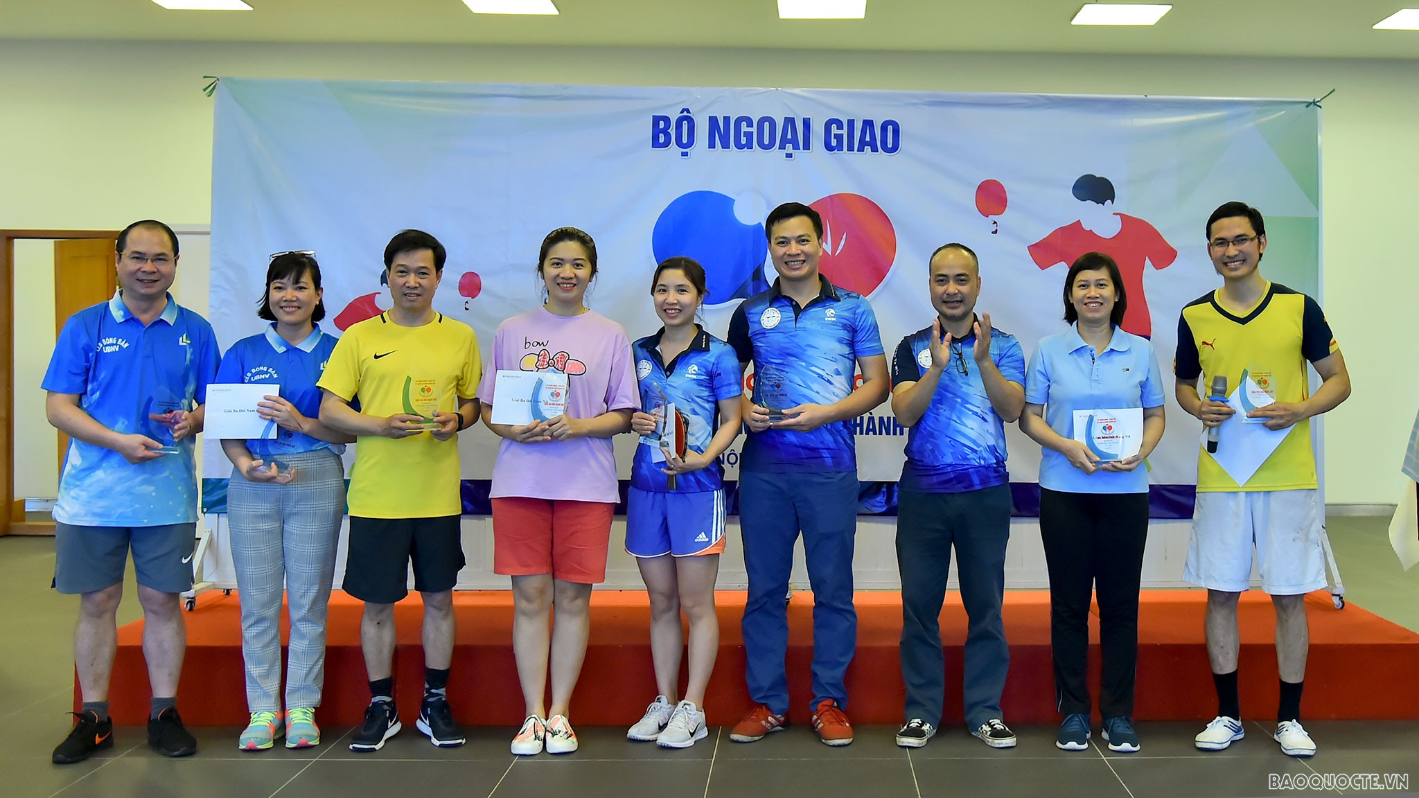 Tưng bừng Giải bóng bàn Vụ Trung Đông-châu Phi mở rộng