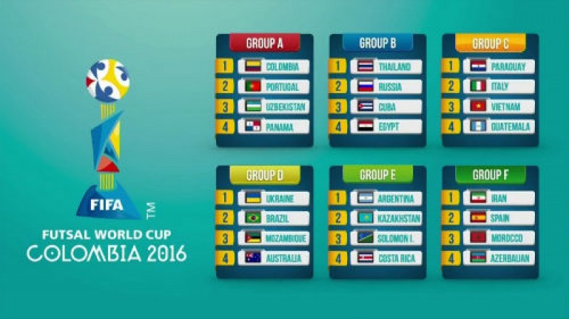 futsal world cup viet nam cung bang italy paraguay va guatemala