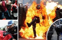 hinh anh hien truong vu khung bo kinh hoang tai buoi hoa nhac anh