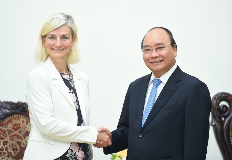 Thủ tướng tiếp Bộ trưởng Hợp tác phát triển Đan Mạch tin nhap 20170506093806