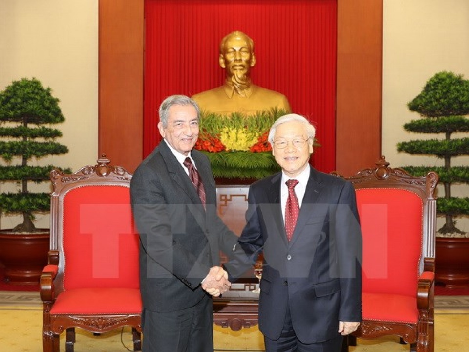 Tổng Bí thư Nguyễn Phú Trọng tiếp Đoàn đại biểu Đảng Cộng sản Cuba tin nhap 20170524210349