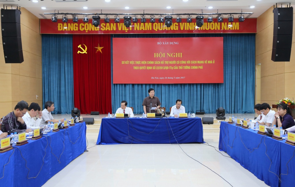 ho tro nha o cho nguoi co cong la nhiem vu dac biet quan trong