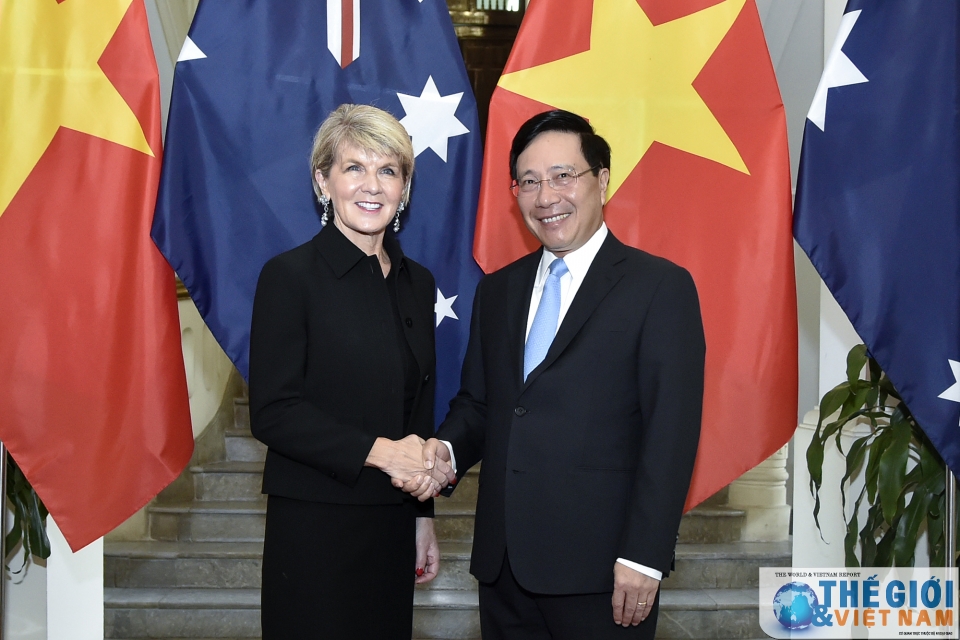 chum anh pho thu tuong pham binh minh tiep hoi dam bo truong ngoai giao australia