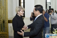 Chùm ảnh Phó Thủ tướng Phạm Bình Minh tiếp, hội đàm với Bộ trưởng Ngoại giao Australia