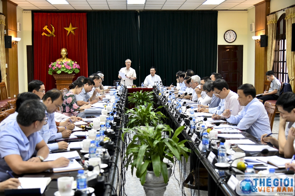 Đoàn Tiểu ban Văn kiện Đại hội Đảng XIII làm việc với Ban cán sự đảng Bộ Ngoại giao doan tieu ban van kien dai hoi dang xiii lam viec voi ban can su dang bo ngoai giao