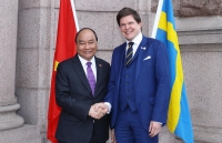 Thủ tướng Nguyễn Xuân Phúc gặp Chủ tịch Quốc hội Thụy Điển