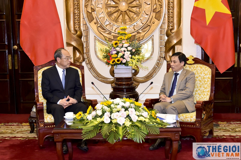 Thứ trưởng Ngoại giao Lê Hoài Trung tiếp Tỉnh trưởng Vân Nam Nguyễn Thành Phát thu truong ngoai giao le hoai trung tiep tinh truong van nam nguyen thanh phat
