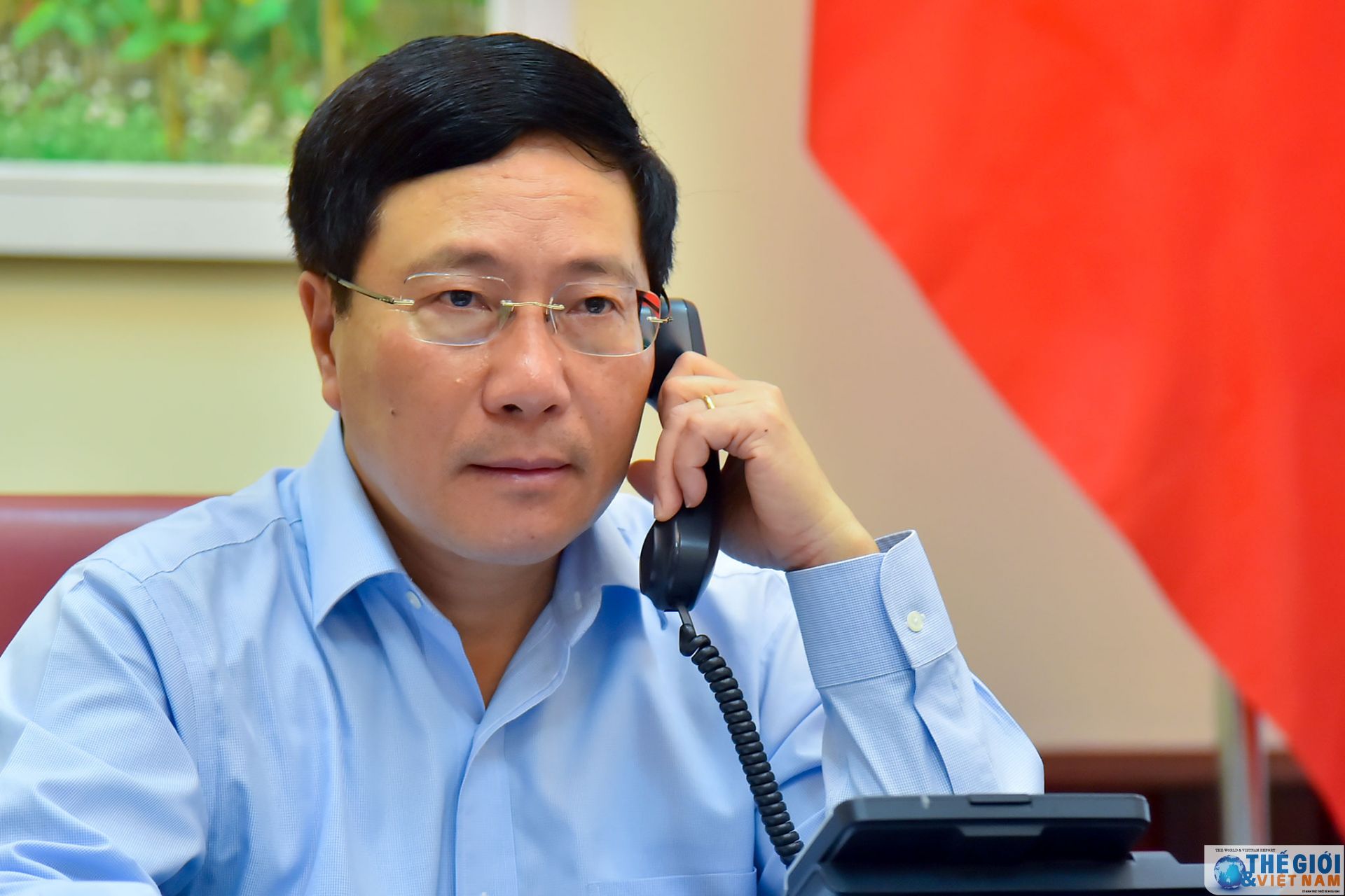 pho thu tuong pham binh minh dien dam voi bo truong ngoai giao cuba