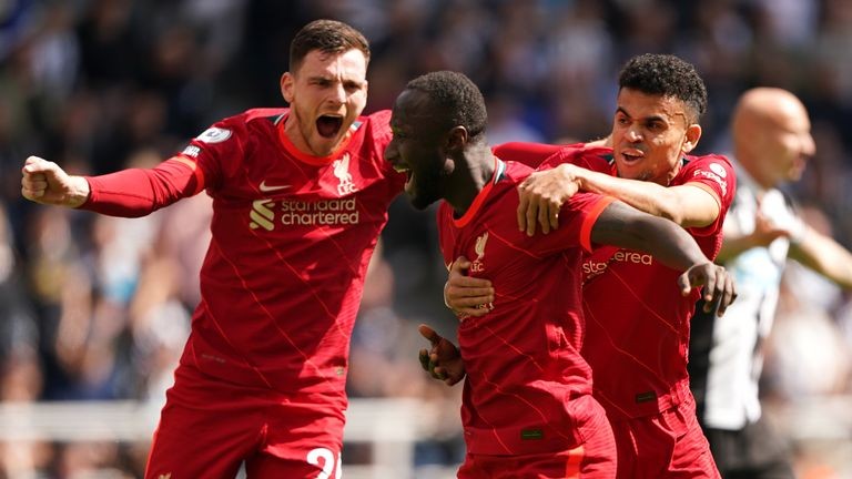 Keita ghi bàn thắng duy nhất mang về chiến thắng cho Liverpool. (Nguồn: Sky Sports)