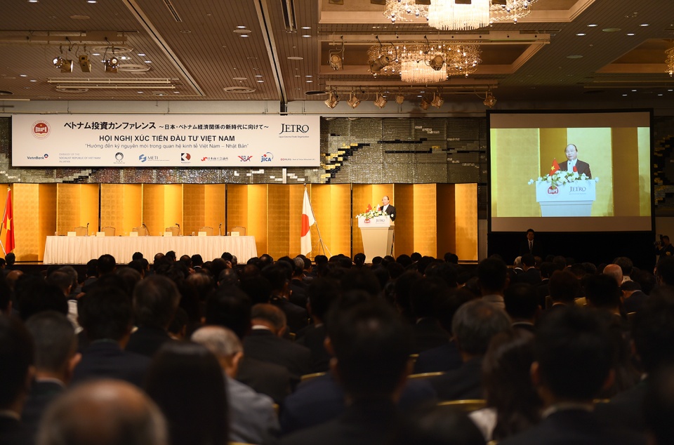 thu tuong du hoi nghi xuc tien dau tu viet nam lon nhat tu truoc toi nay tai nhat ban