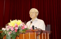 tong bi thu gap mat nhom nu dai bieu quoc hoi khoa xiv